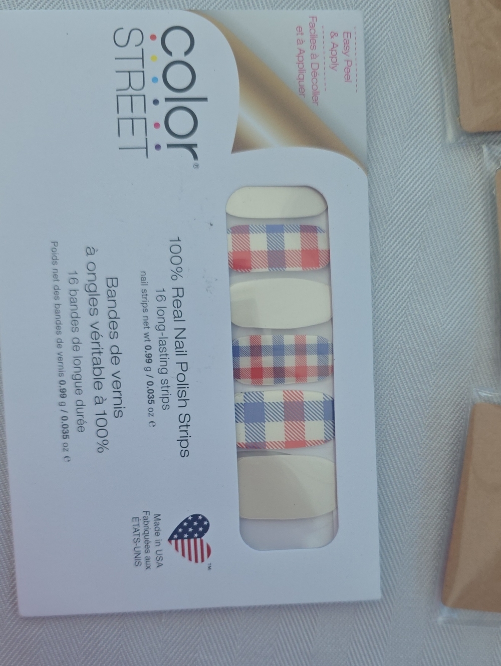 Color Street nail strips Plaid in the  USA